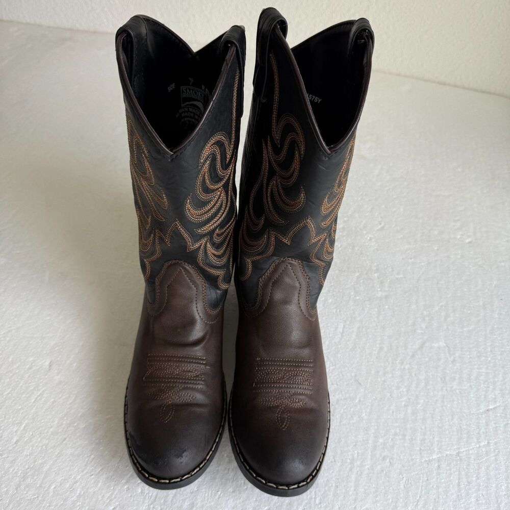 Smoky Mountain Youth Monterey Boots Size 7 women's - Picture 2 of 12